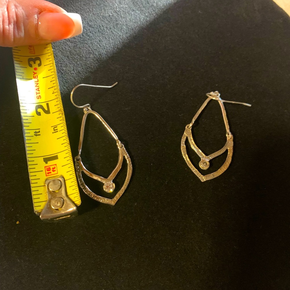 Grace and Heart sterling silver earrings